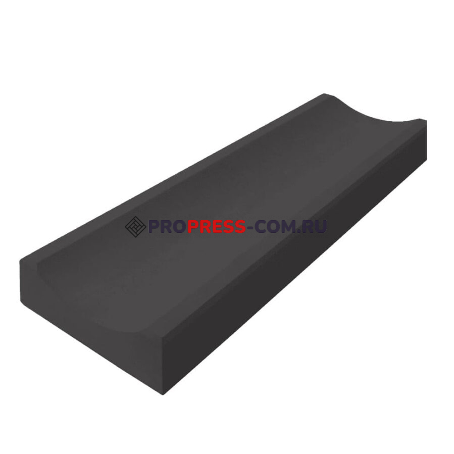 Лоток Водоотливной ProPress 50х16х5 см (бетонный) Чёрный